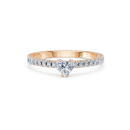 Solitaire Eternity Ring, 0.3 ct — 101-10191(0.30)HRT