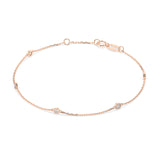 Minimalism Bracelet (Round), 0.14 ct — 105-10008/5(1.9)
