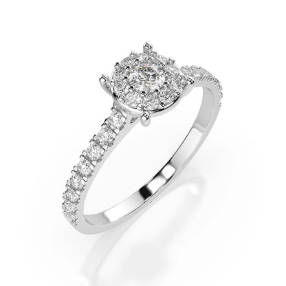 Solitaire Eternity Ring (Round), 0.06 ct — 101-10017(2.5)