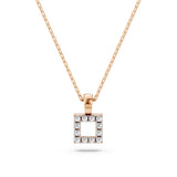Delicate Diamond Necklace Round 0.06ct by Qutahia Jewellery