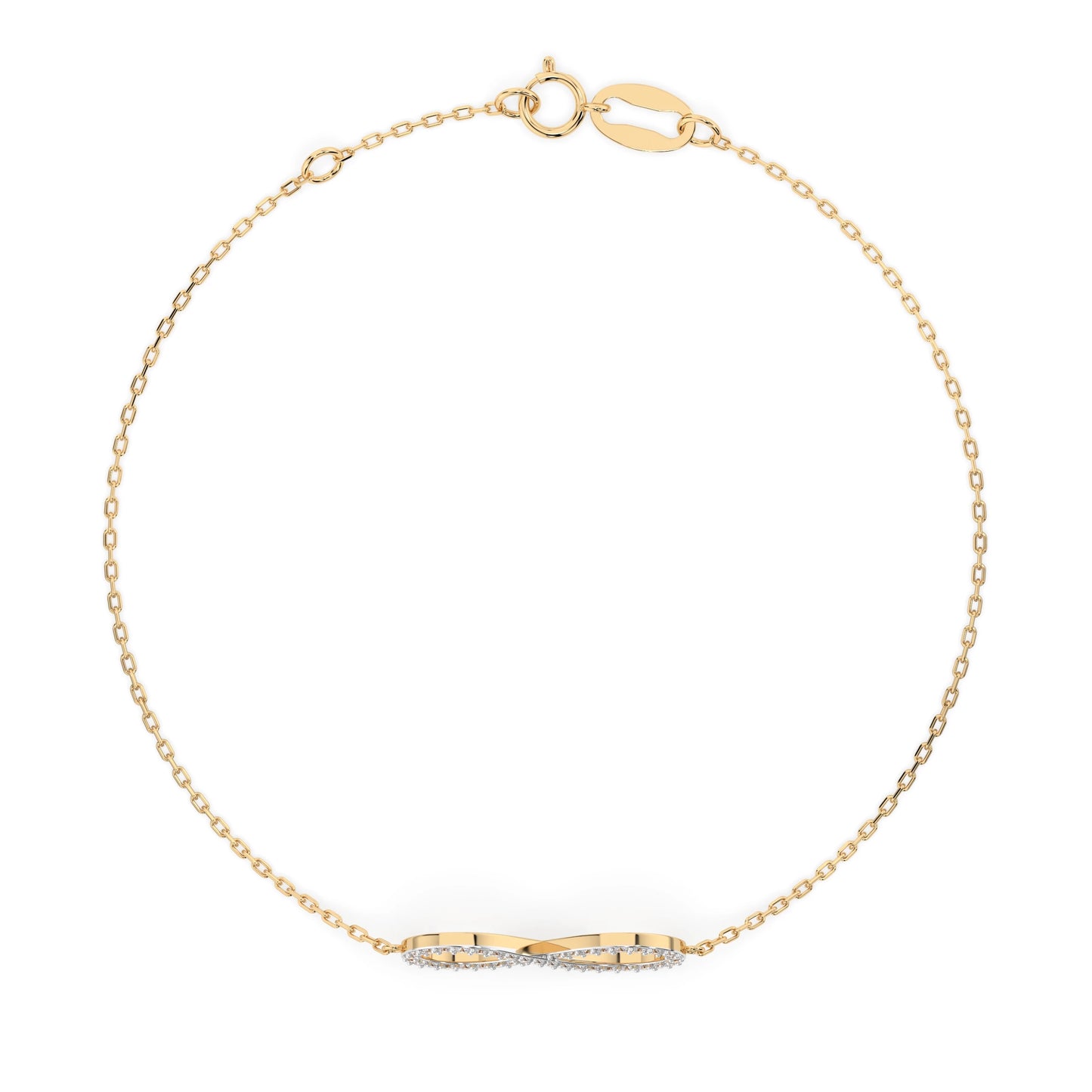 Minimalism Bracelet (Round), 0.19 ct — 105-10006