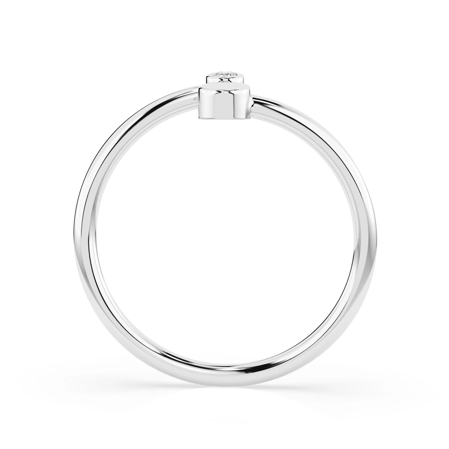 Minimalism Ring (Round), 0.02 ct — 101-10071