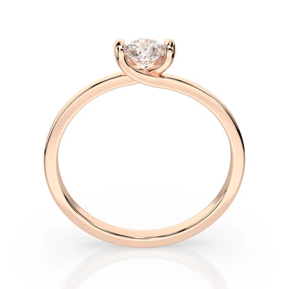 Solitaire Ring (Round), 0.06 ct — 101-10016(2.5)