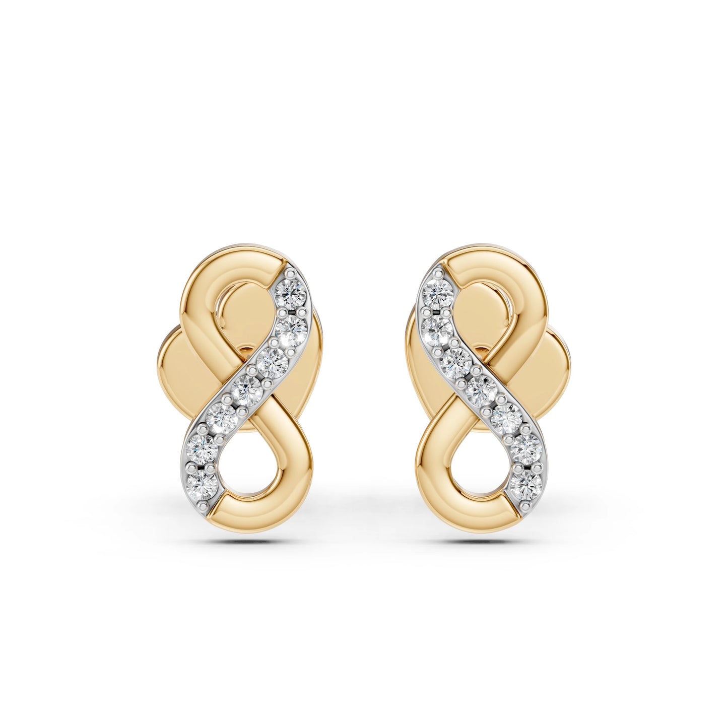 Minimalism Earring (Round), 0.09 ct — 102-10092