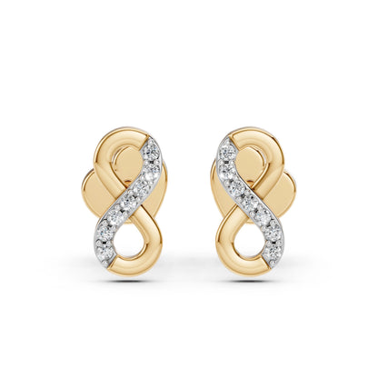 Minimalism Earring (Round), 0.09 ct — 102-10092