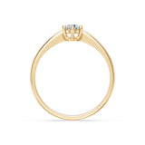 Round Brilliant Diamond Solitaire Engagement Ring 0.3ct by Qutahia Jewellery