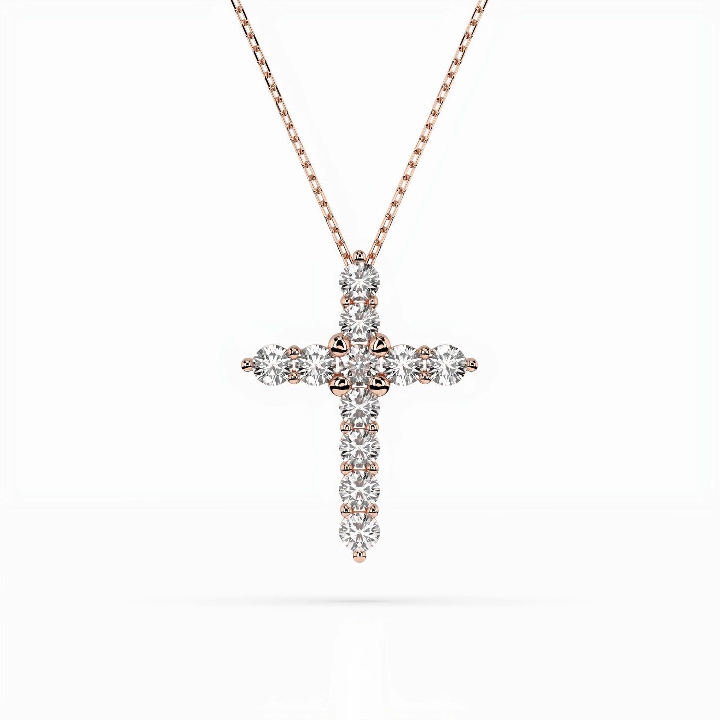 Minimalism Necklace (Round), 0.52 ct — 104-10039(2.3)