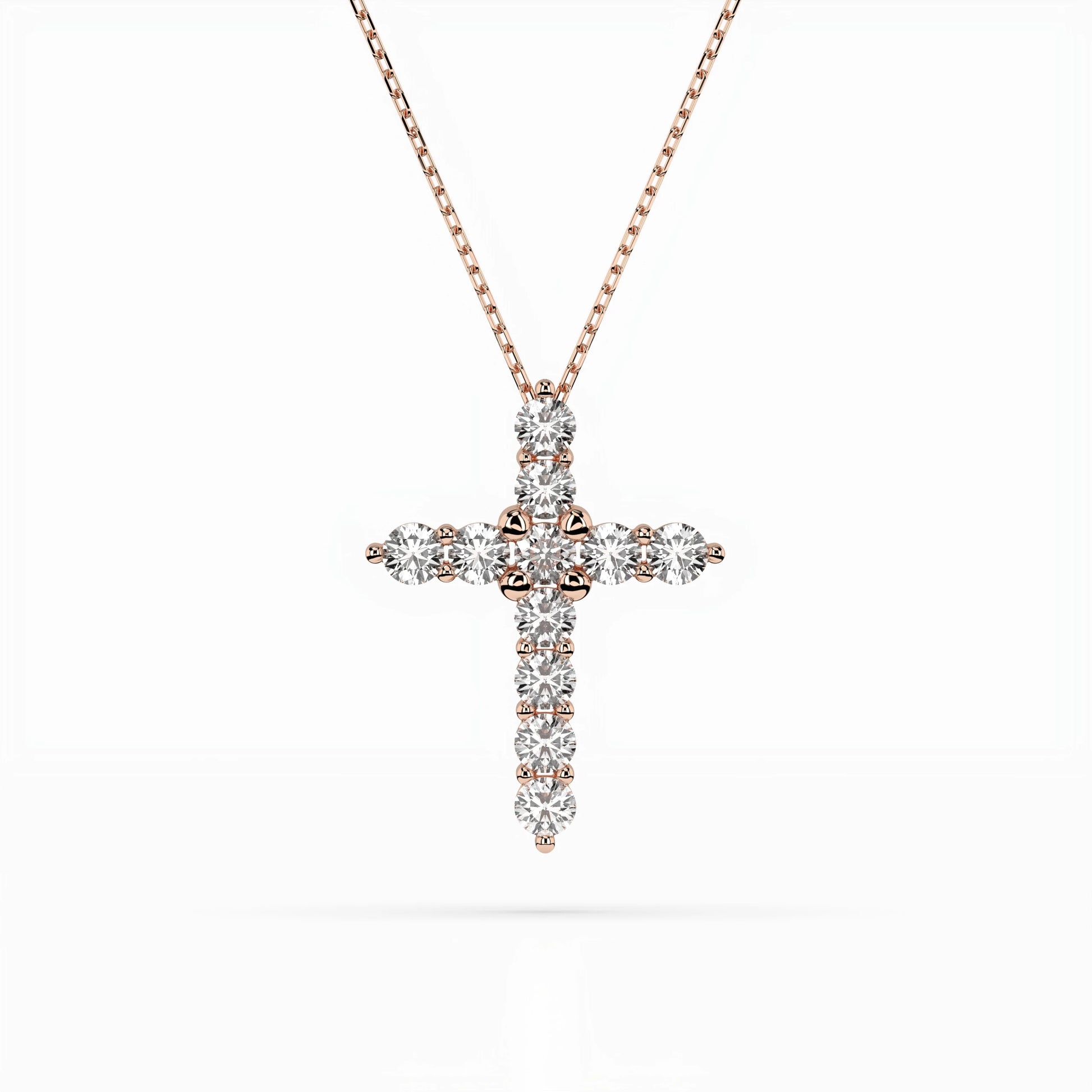 Minimalism Necklace (Round), 0.52 ct — 104-10039(2.3)