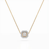 Diamond Eternity Necklace Princess 0.17ct by Qutahia Jewellery