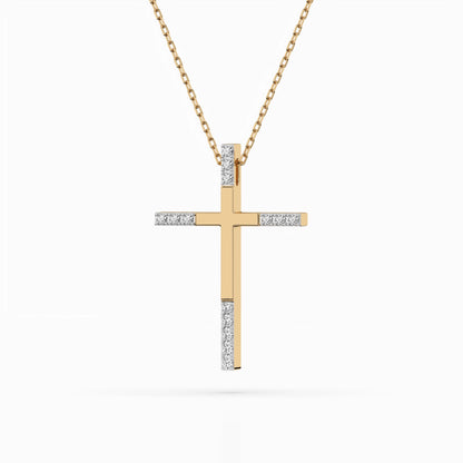 Minimalism Necklace (Round), 0.08 ct — 104-10016