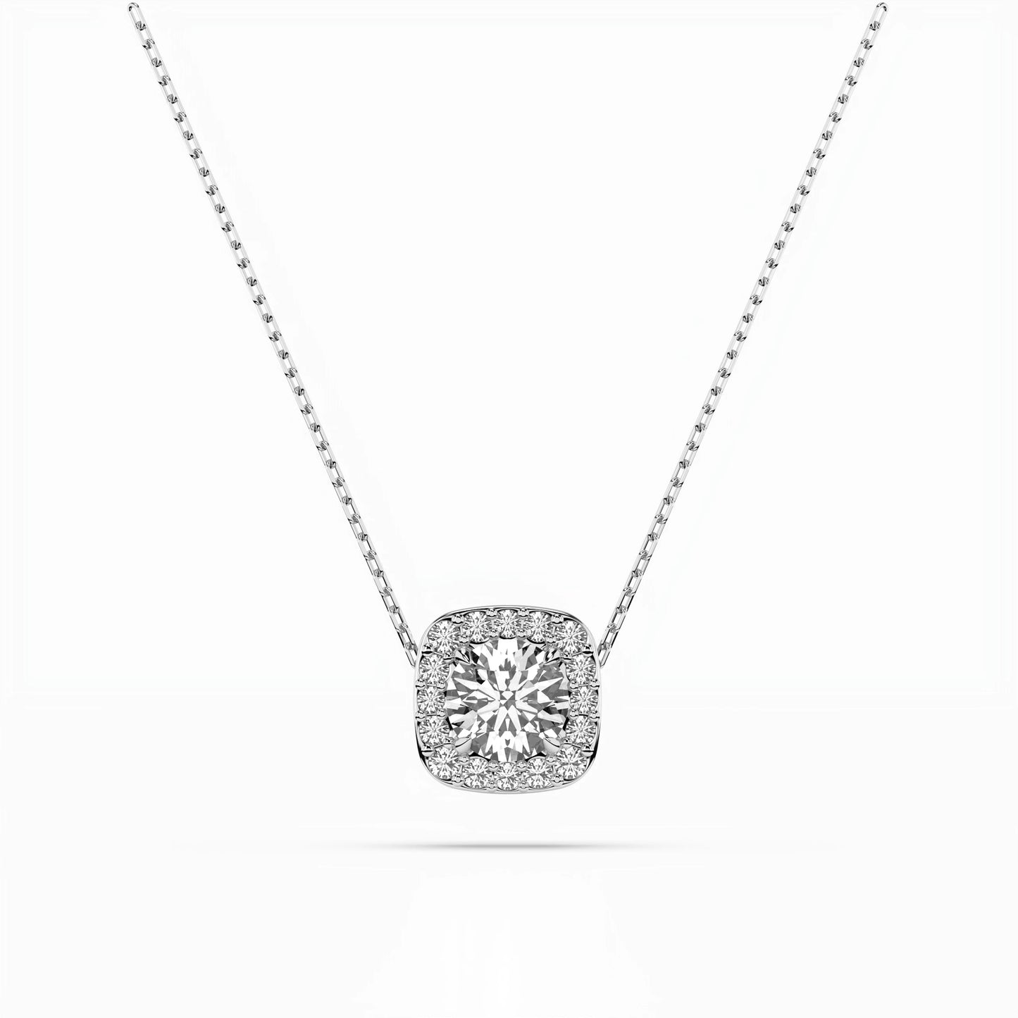 Solitaire Eternity Necklace (Round), 0.4 ct — 104-10057(4.7)