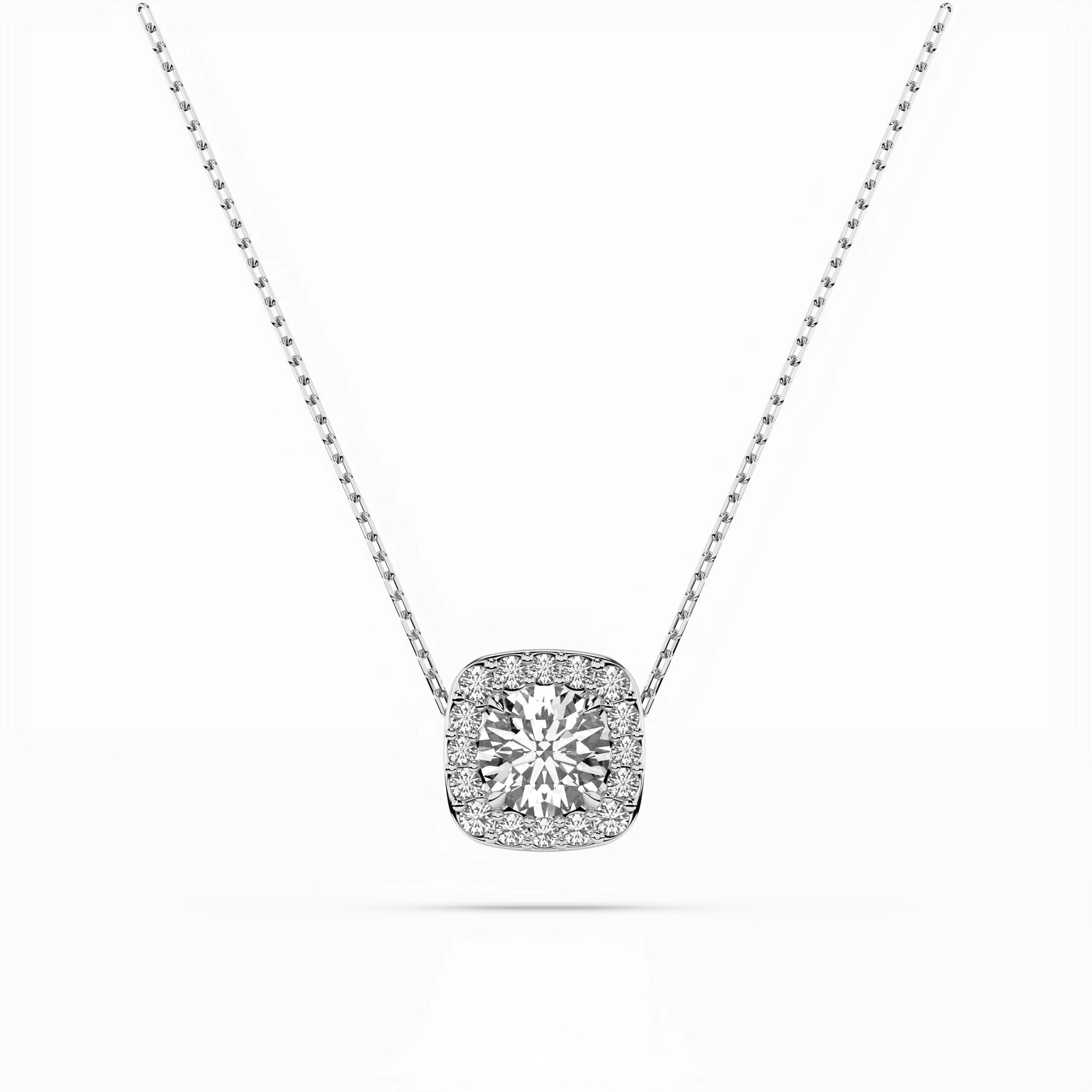 Solitaire Eternity Necklace (Round), 0.4 ct — 104-10057(4.7)