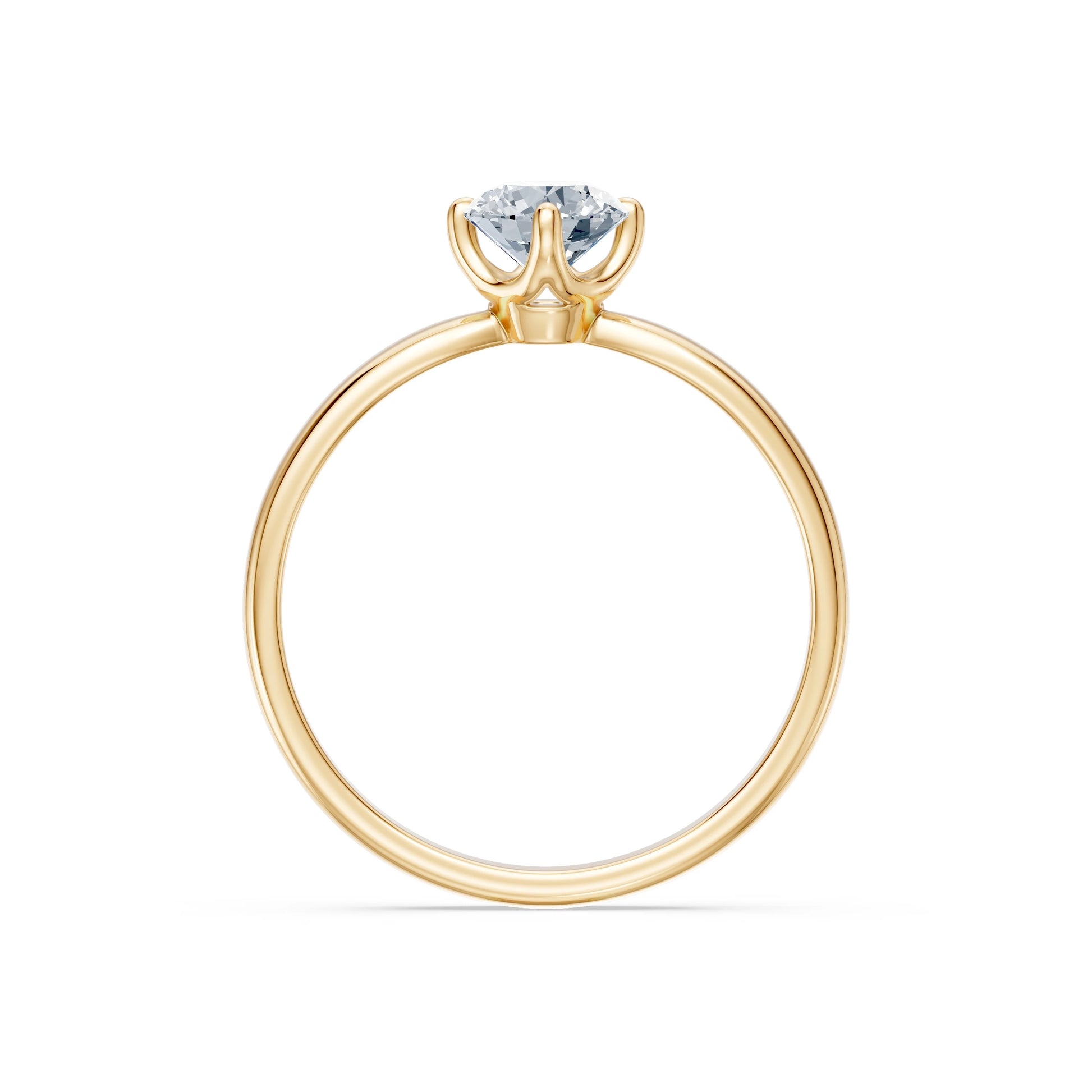 Solitaire Ring, 0.4 ct — 101-10041(4.7)