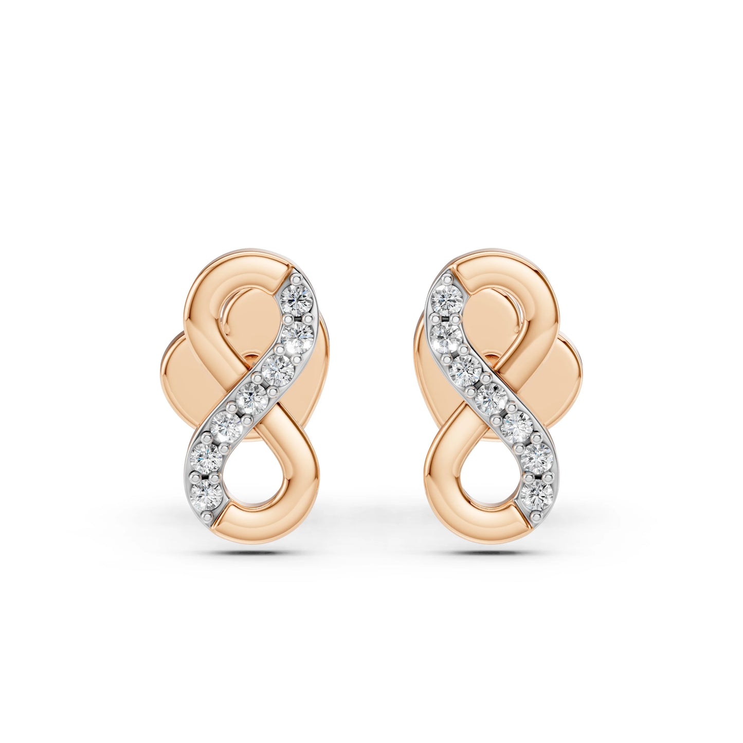 Minimalism Earring (Round), 0.09 ct — 102-10092