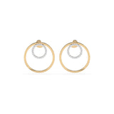 Small Diamond Earrings Round 0.25ct by Qutahia Jewellery