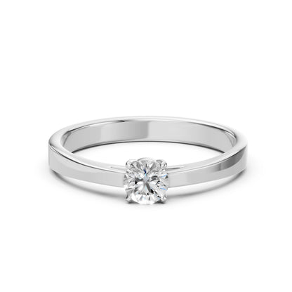 Solitaire Ring (Round), 0.35 ct — 101-10012/1(4.5)