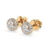 Diamond Eternity Earrings Round 0.4ct by Qutahia Jewellery
