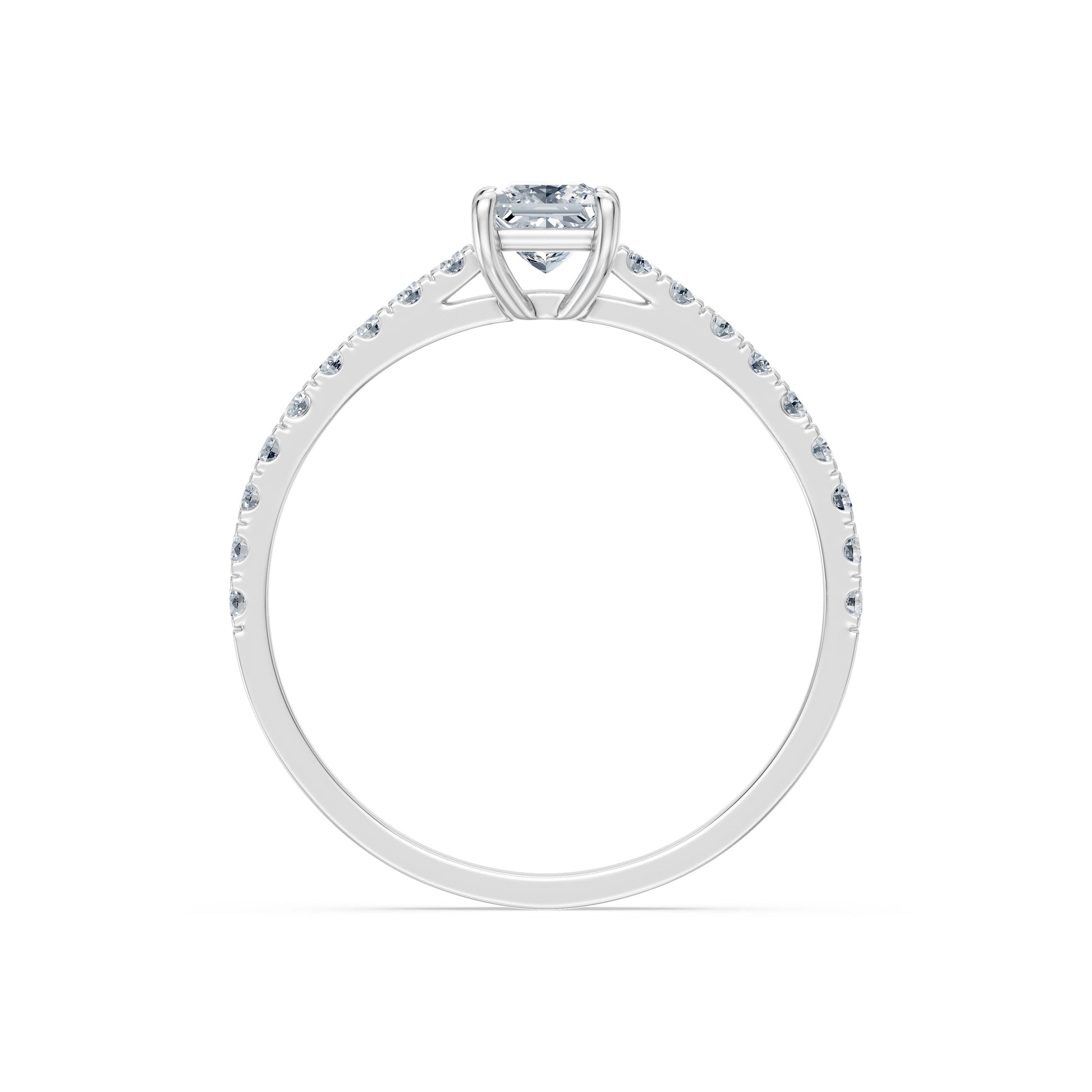 Solitaire Eternity Ring, 0.3 ct — 101-10191(0.30)PR