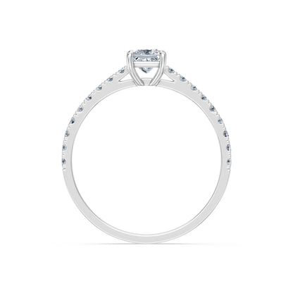 Solitaire Eternity Ring, 0.3 ct — 101-10191(0.30)PR