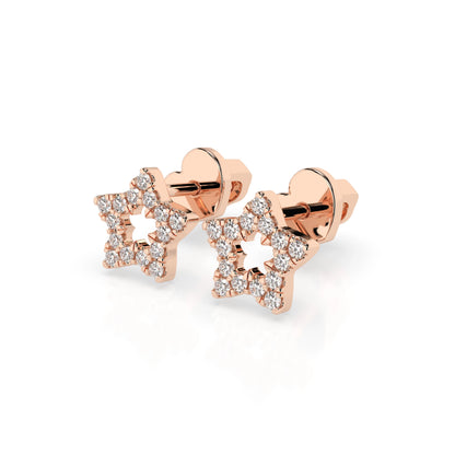 Minimalism Earring (Round), 0.18 ct — 102-10054