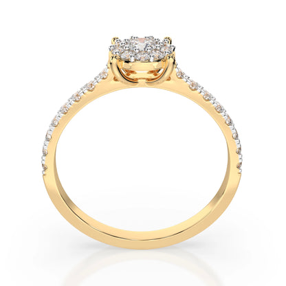 Solitaire Eternity Ring (Round), 0.15 ct — 101-10017(3.4)