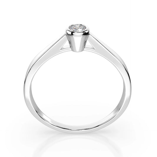Solitaire Ring (Round), 0.05 ct — 101-10010(2.3)