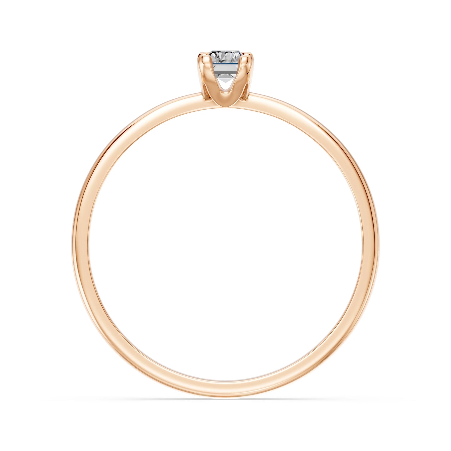 Solitaire Ring, 0.3 ct — 101-10194(0.30)BAQ
