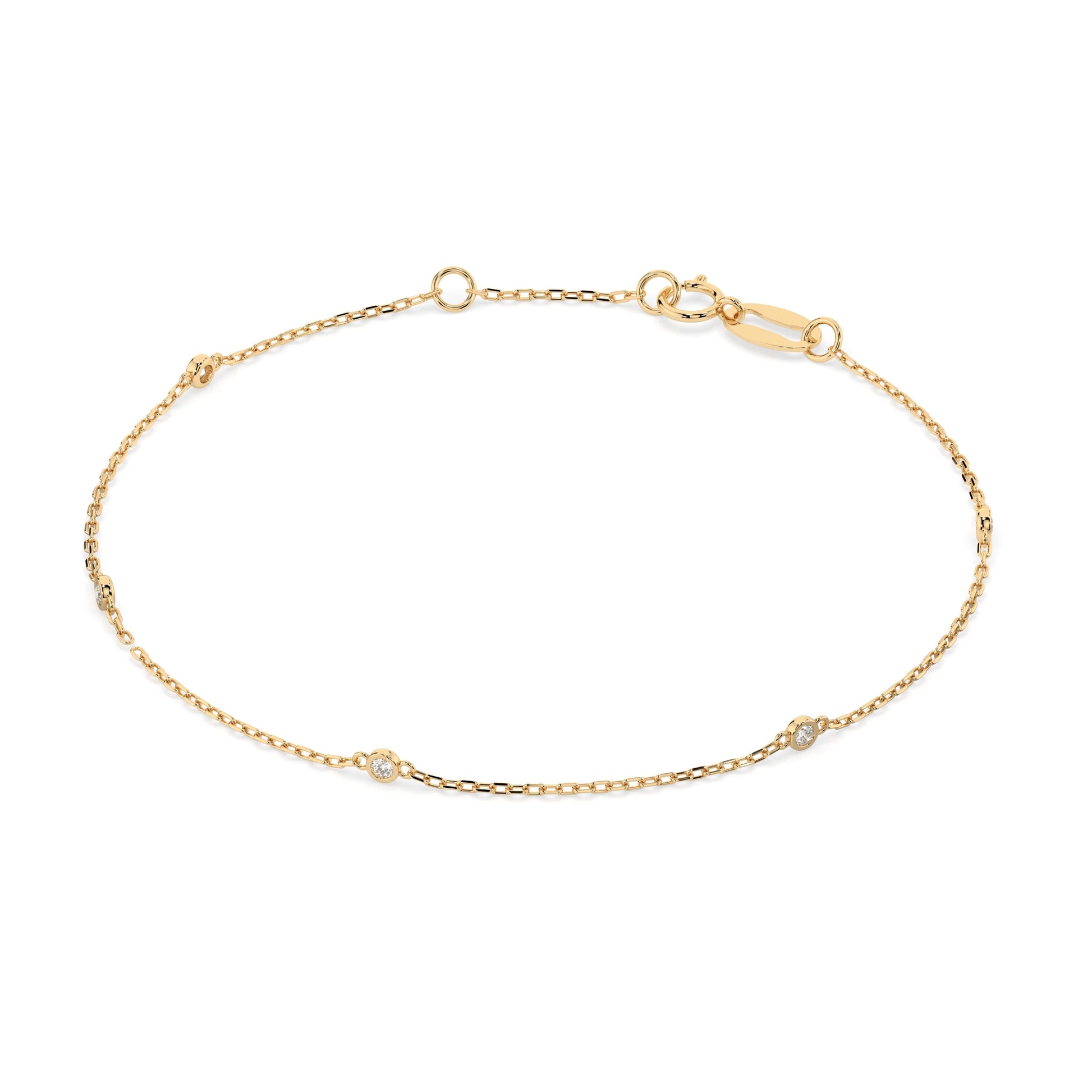 Minimalism Bracelet (Round), 0.07 ct — 105-10008/5(1.4)
