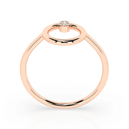 Minimalism Ring (Round), 0.03 ct — 101-10170