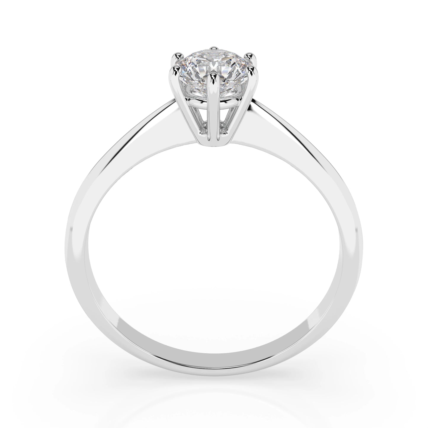 Solitaire Ring (Round), 0.5 ct — 101-10027(5.1)