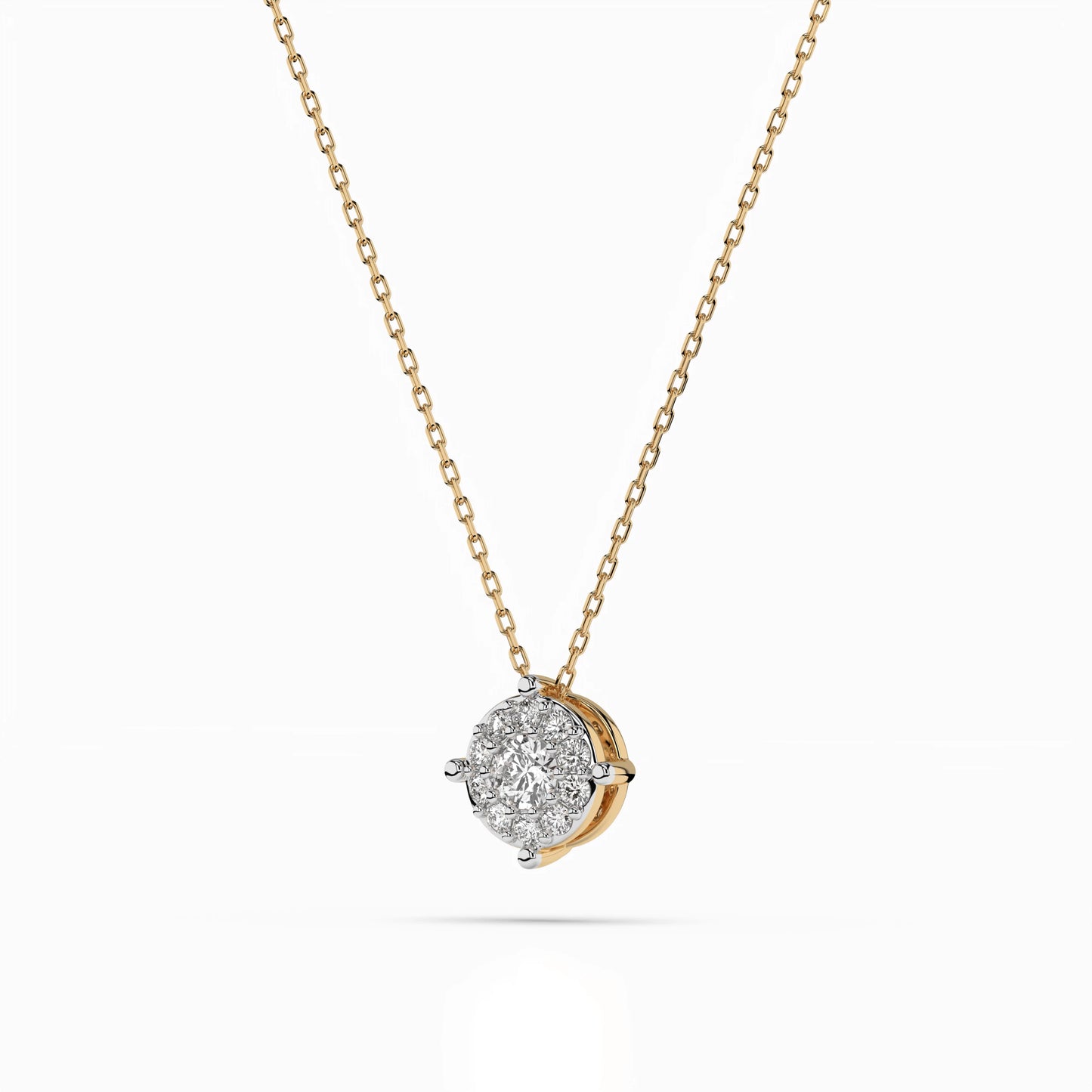 Solitaire Eternity Necklace (Round), 0.06 ct — 104-10001(2.5)