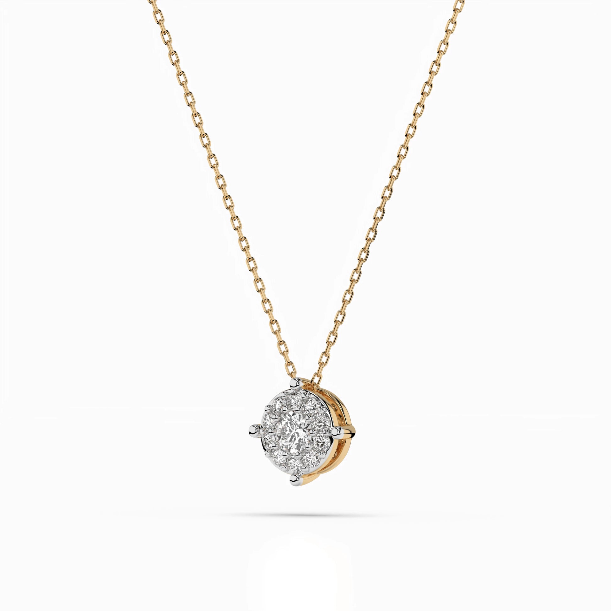 Solitaire Eternity Necklace (Round), 0.06 ct — 104-10001(2.5)