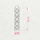 Eternity Earring (Round), 0.6 ct — 102-10098(2.5)