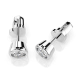 Solitaire Butterfly Earring (Round), 0.4 ct β 102-10010(3.7)