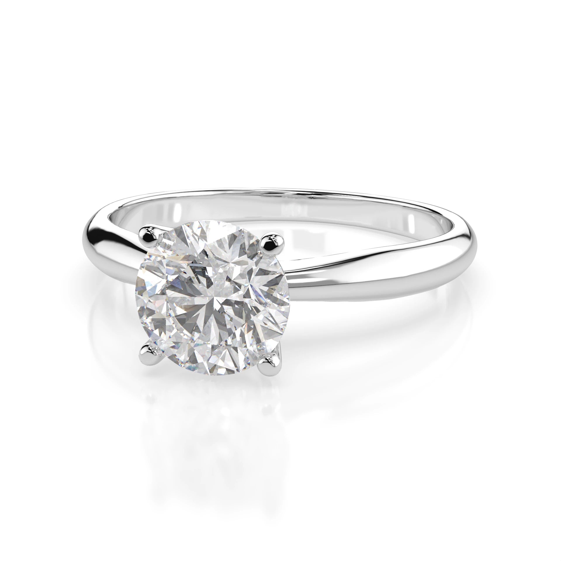 Solitaire Ring (Round), 0.7 ct — 101-10021(5.7)
