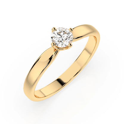 Solitaire Ring (Round), 0.3 ct — 101-10041(4.2)