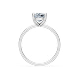 Cushion Lab Grown Diamond Solitaire Engagement Ring 2.0ct by Qutahia Jewellery