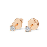 Solitaire Butterfly Earring (Round), 0.2 ct β 102-10012/1(3.0)