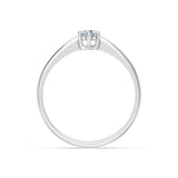 Round Brilliant Diamond Classic Solitaire Engagement Ring 0.2ct by Qutahia Jewellery