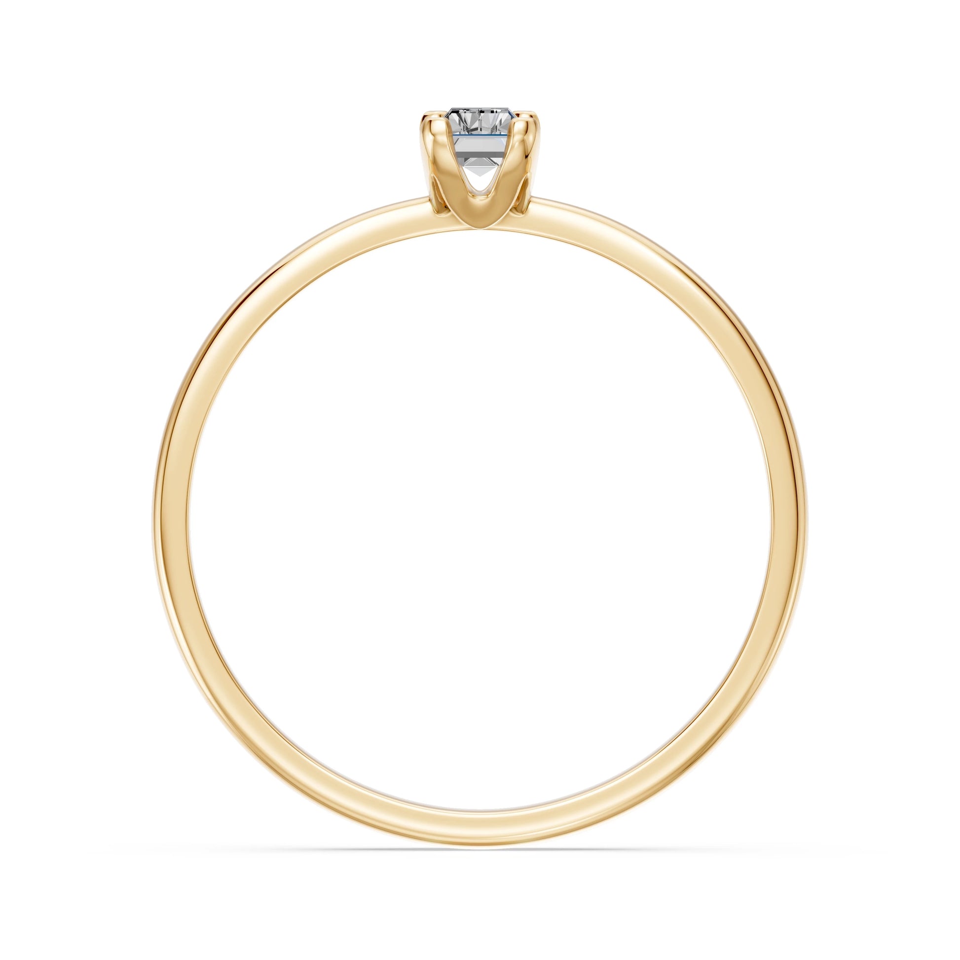 Solitaire Ring, 0.3 ct — 101-10194(0.30)BAQ