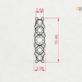 Eternity Earring (Round), 0.3 ct — 102-10128