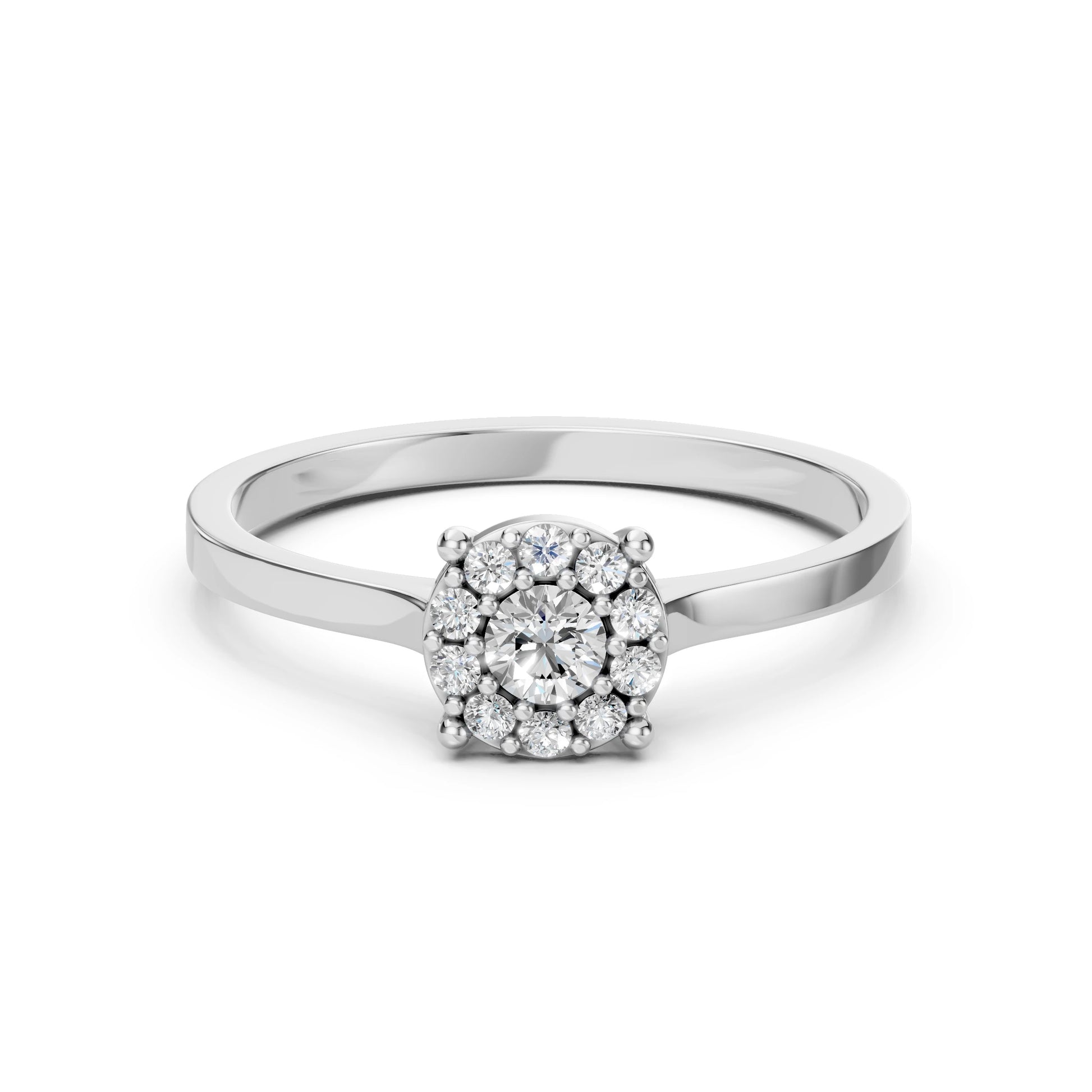 Solitaire Eternity Ring (Round), 0.15 ct — 101-10017/1(3.4)