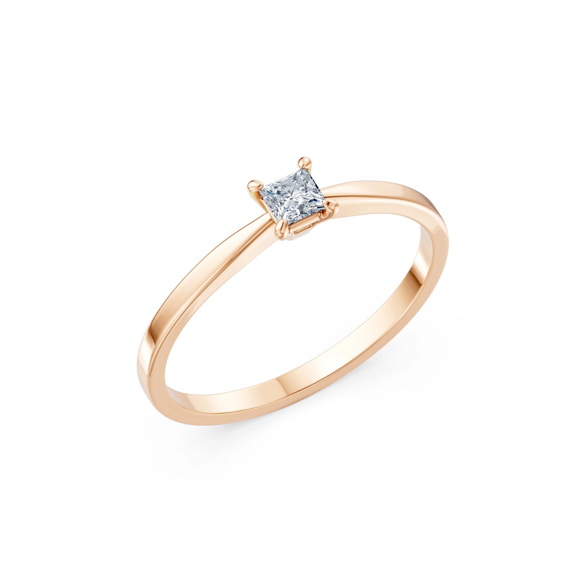 Solitaire Ring, 0.17 ct — 101-10116(3.0)PR