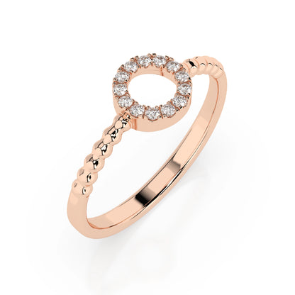 Minimalism Ring (Round), 0.08 ct — 101-10055