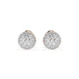 Illusion Diamond Earrings Round 0.32ct by Qutahia Jewellery