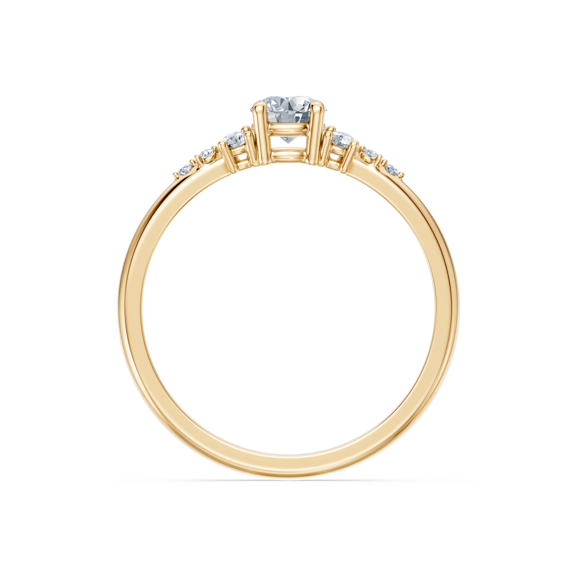 Solitaire Eternity Ring, 0.35 ct — 101-10140(4.5)