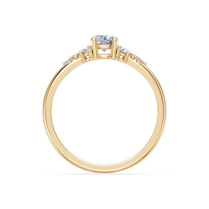 Solitaire Eternity Ring, 0.35 ct — 101-10140(4.5)