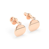 Minimalism Earring (Round), 0.04 ct — 102-10067