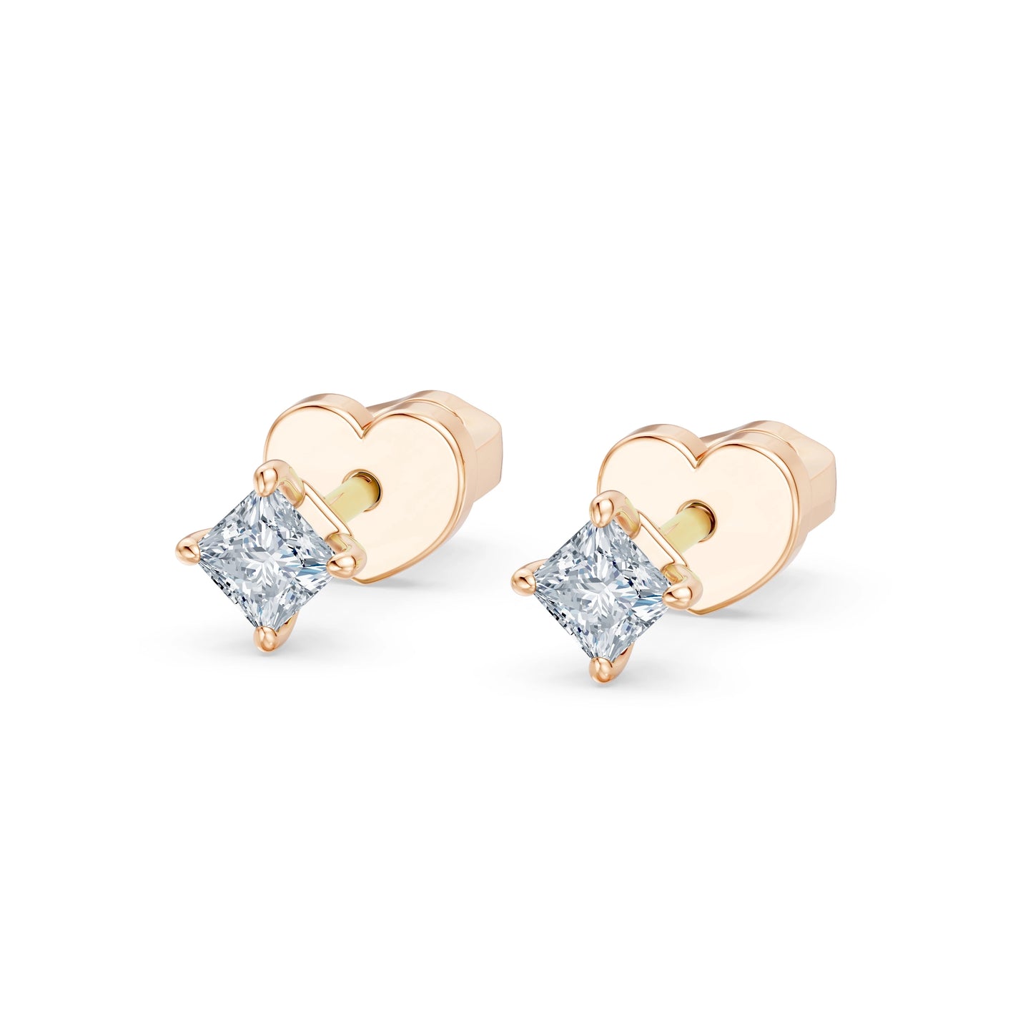 Solitaire Butterfly Earring, 0.34 ct — 102-10116(3.0)PR