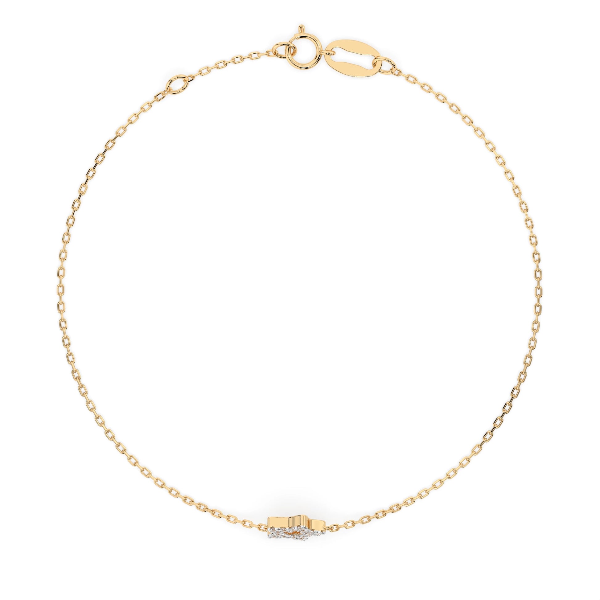 Minimalism Bracelet (Round), 0.08 ct — 105-10014